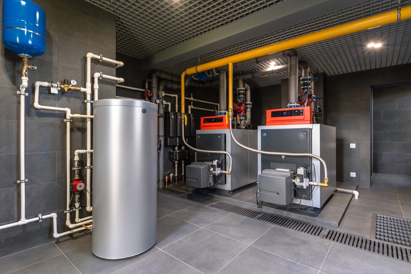 Caldaia a condensazione per centrale termica condominiale